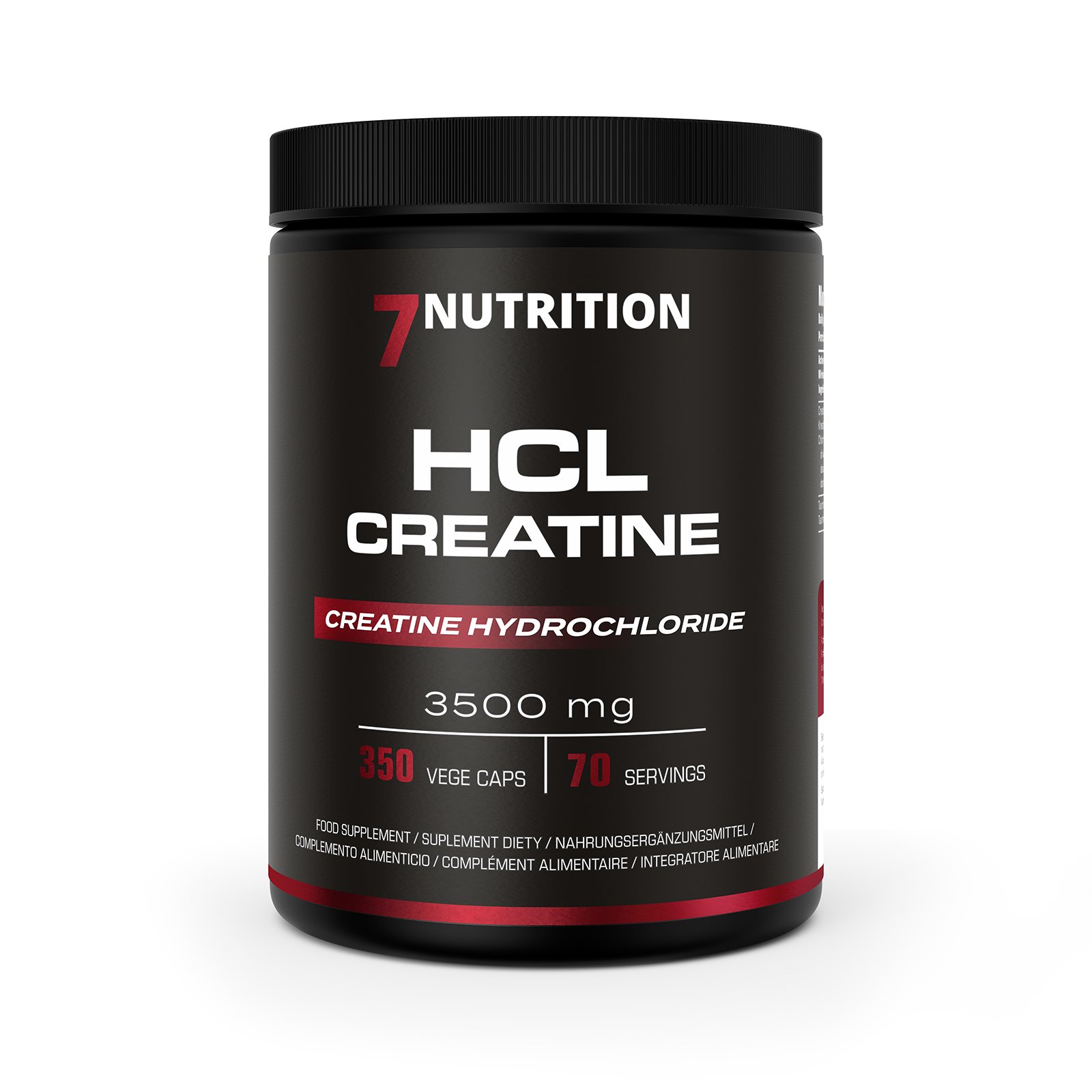 7Nutrition - HCL Creatine 350 vege caps