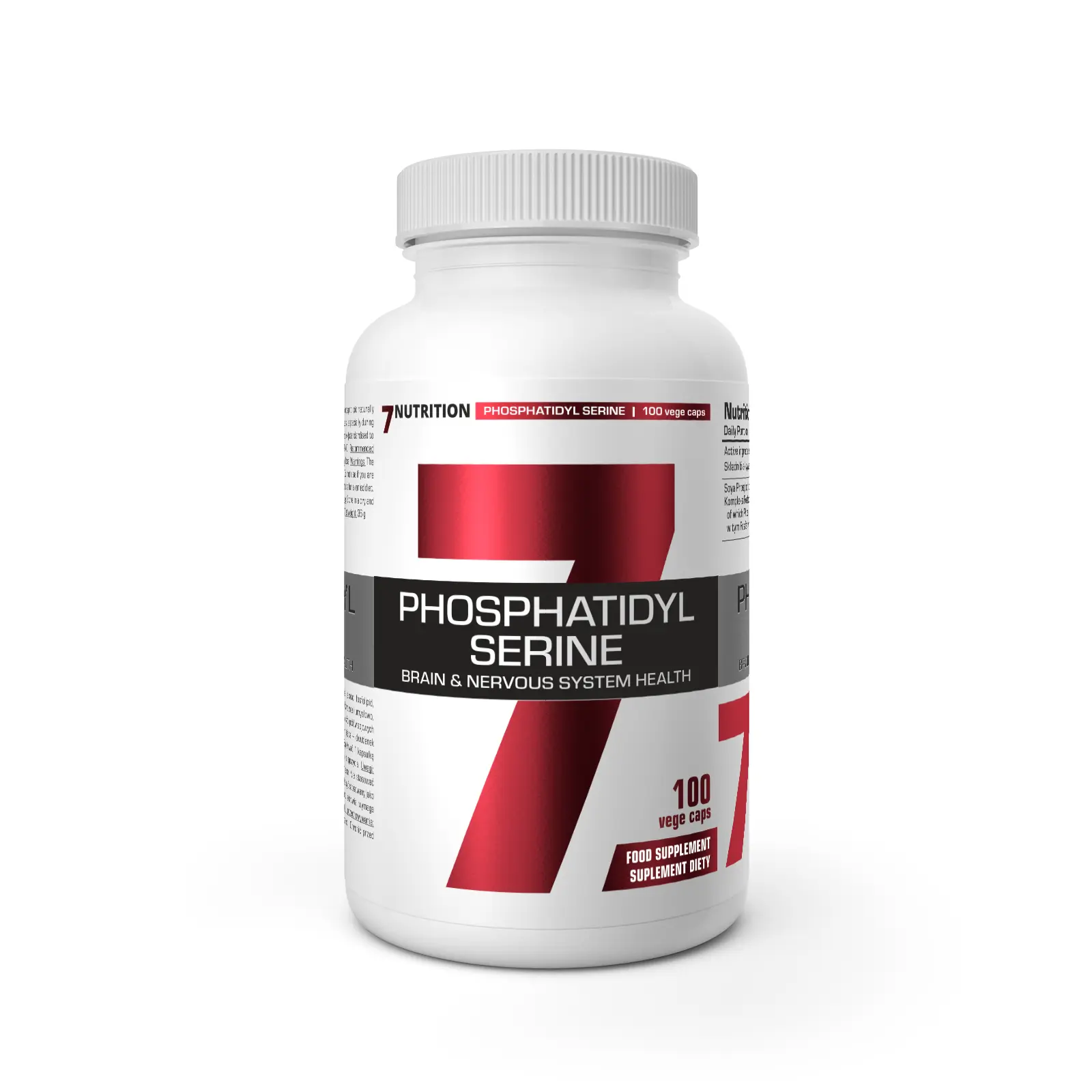 7Nutrition - PHOSPHATIDYL SERINE 250MG - 100 VEGE CAPS