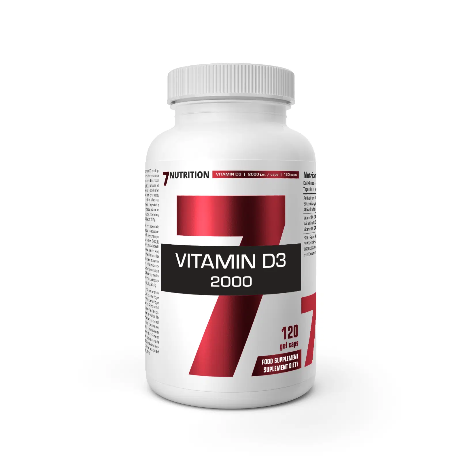 7Nutrition - Vitamin D3 2000 -120kaps