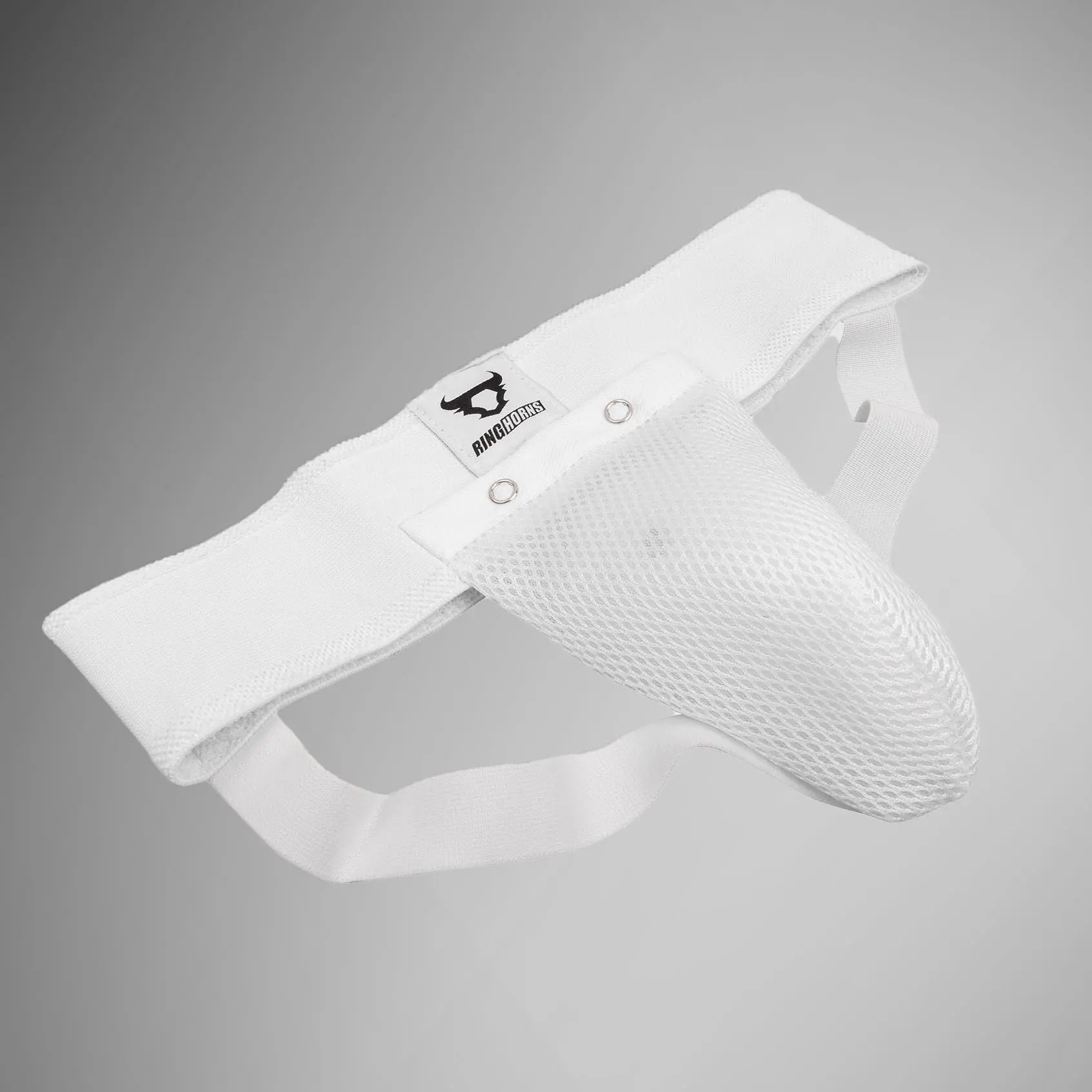 Ringhorns Charger by Venum Kids Groin Guard and Jockstrap – White