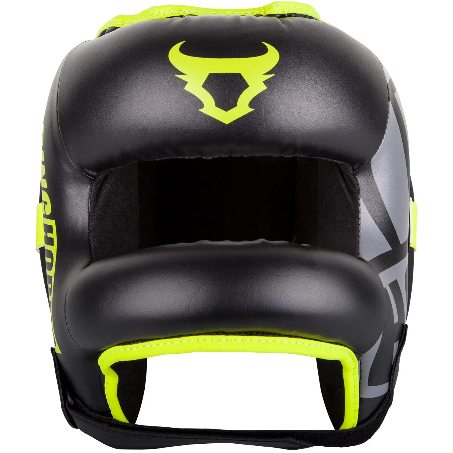 Ringhorns Nitro Headgear-Black/Neo Yellow
