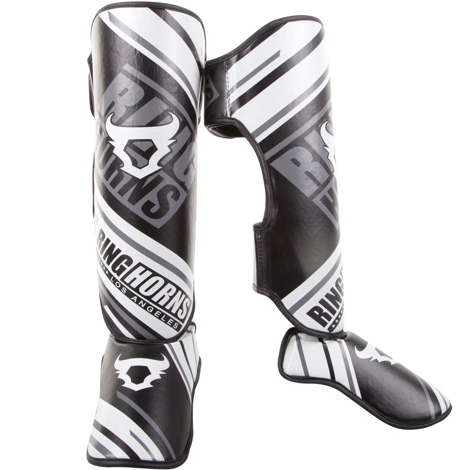 Ringhorns Nitro Shin Guards and Foot Protectors - Black