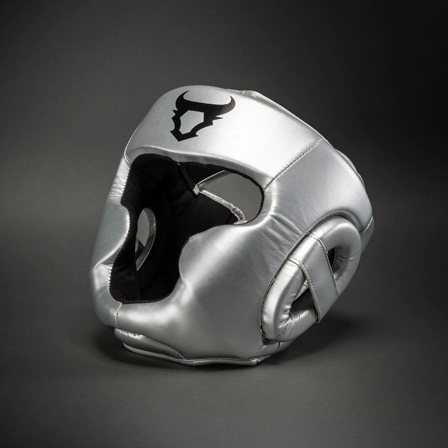 Ringhorns Charger by Venum Headgear- Silver/Black