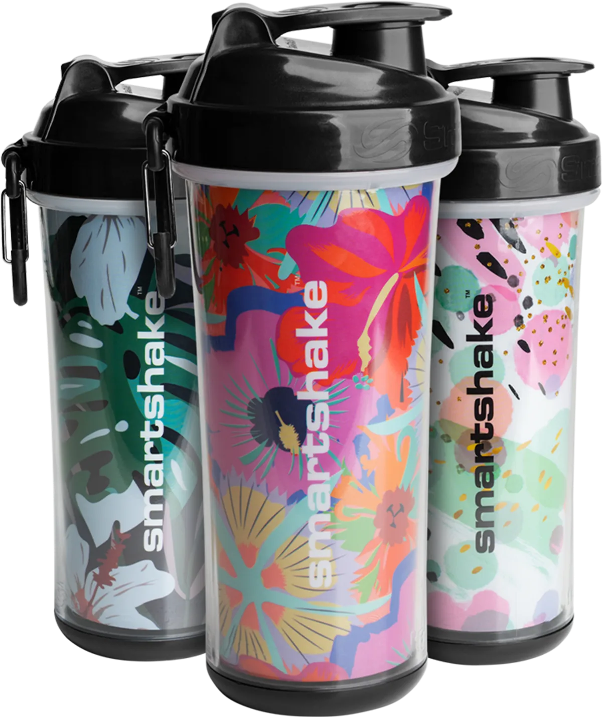 Smart Shake Double Wall — Flower Power Tropical Red 750 мл