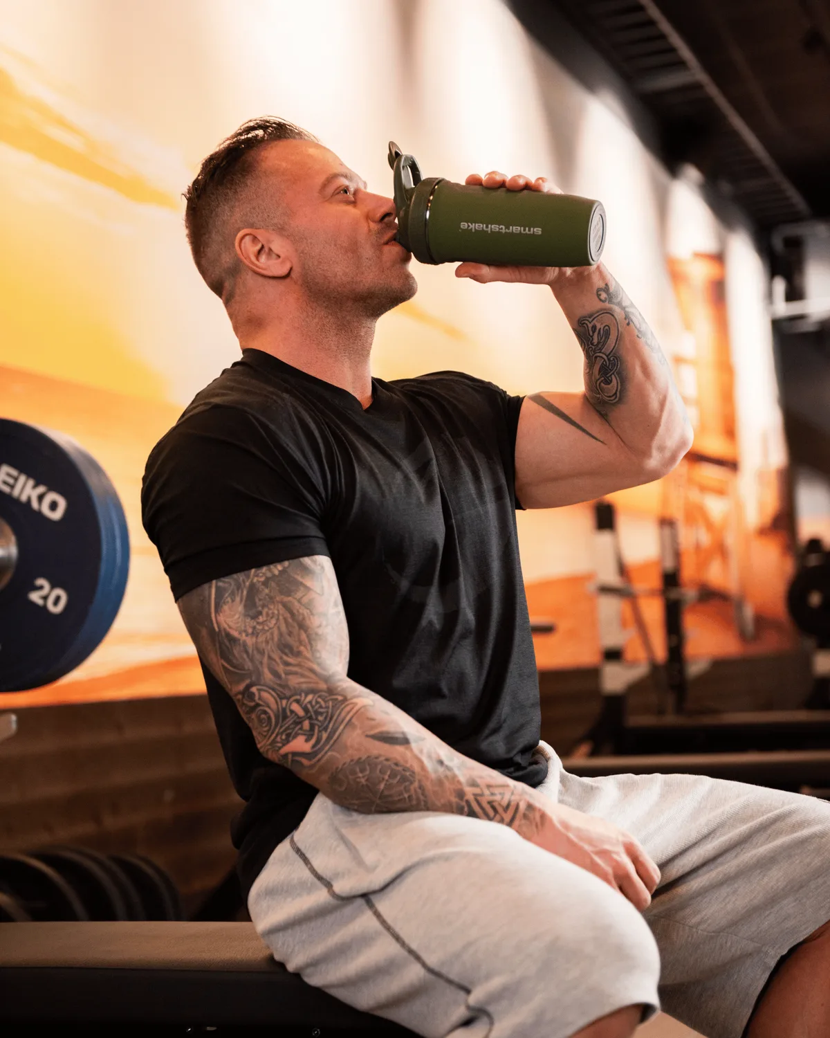 Smart Shake Reforce Stainless Steel — Army Green 900 мл