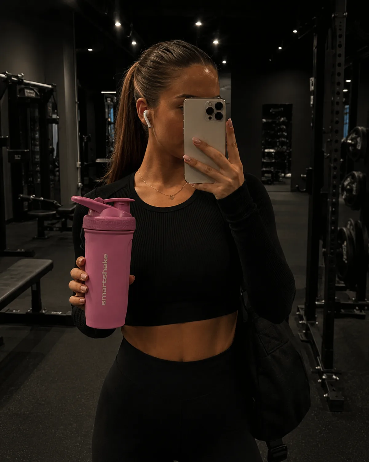 Smart Shake Reforce Stainless Steel — Deep Rose 900 мл