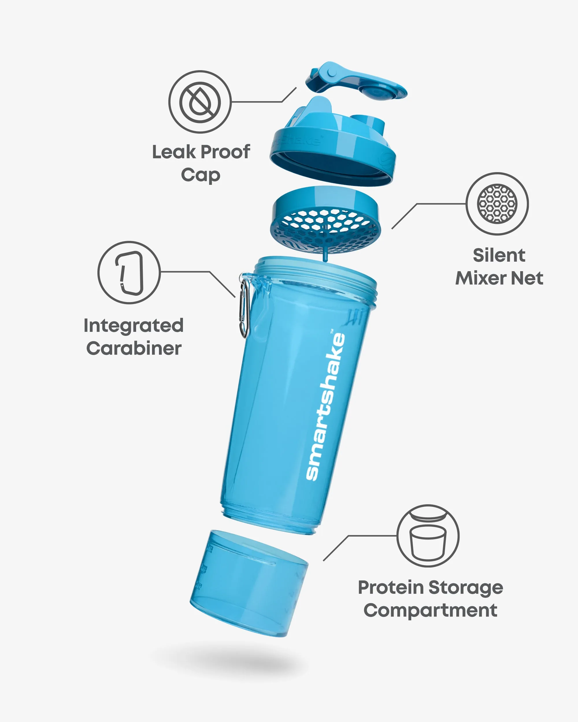 Smart Shake Slim — Син 500 мл