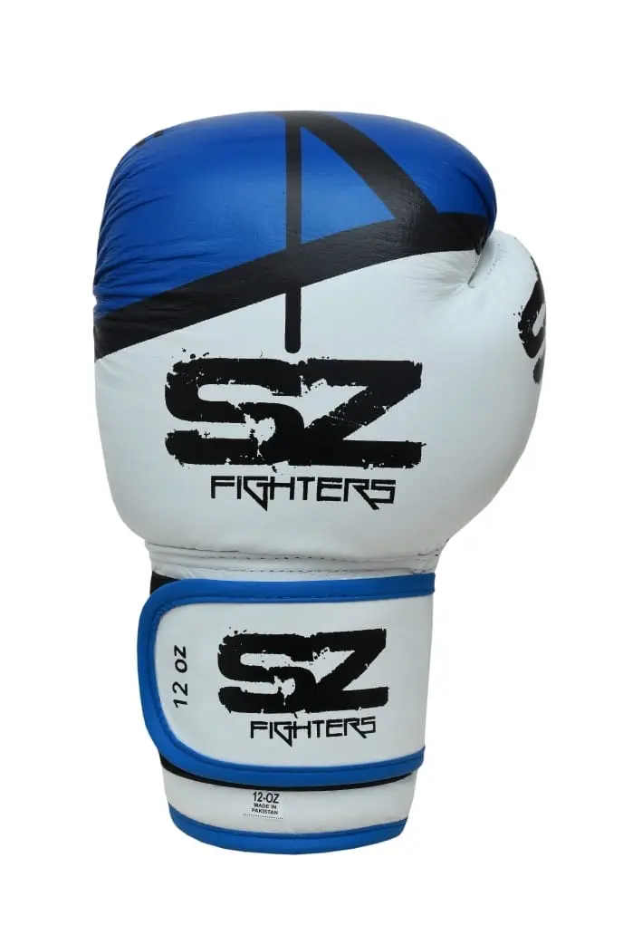 SZ Fighters – Боксови ръкавици естествена кожа Evo Victory – Blue