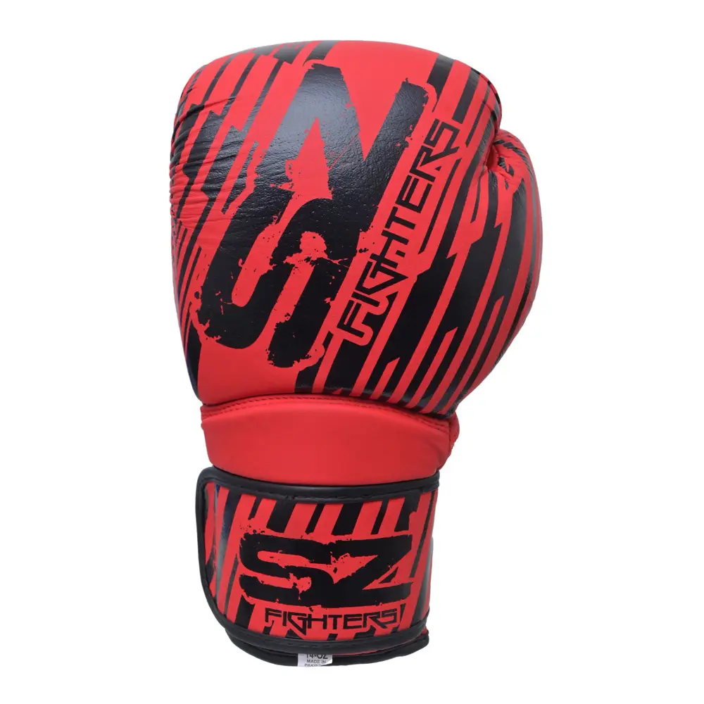 SZ Fighters – Боксови ръкавици естествена кожа – Plasma 2.0 Red-Black