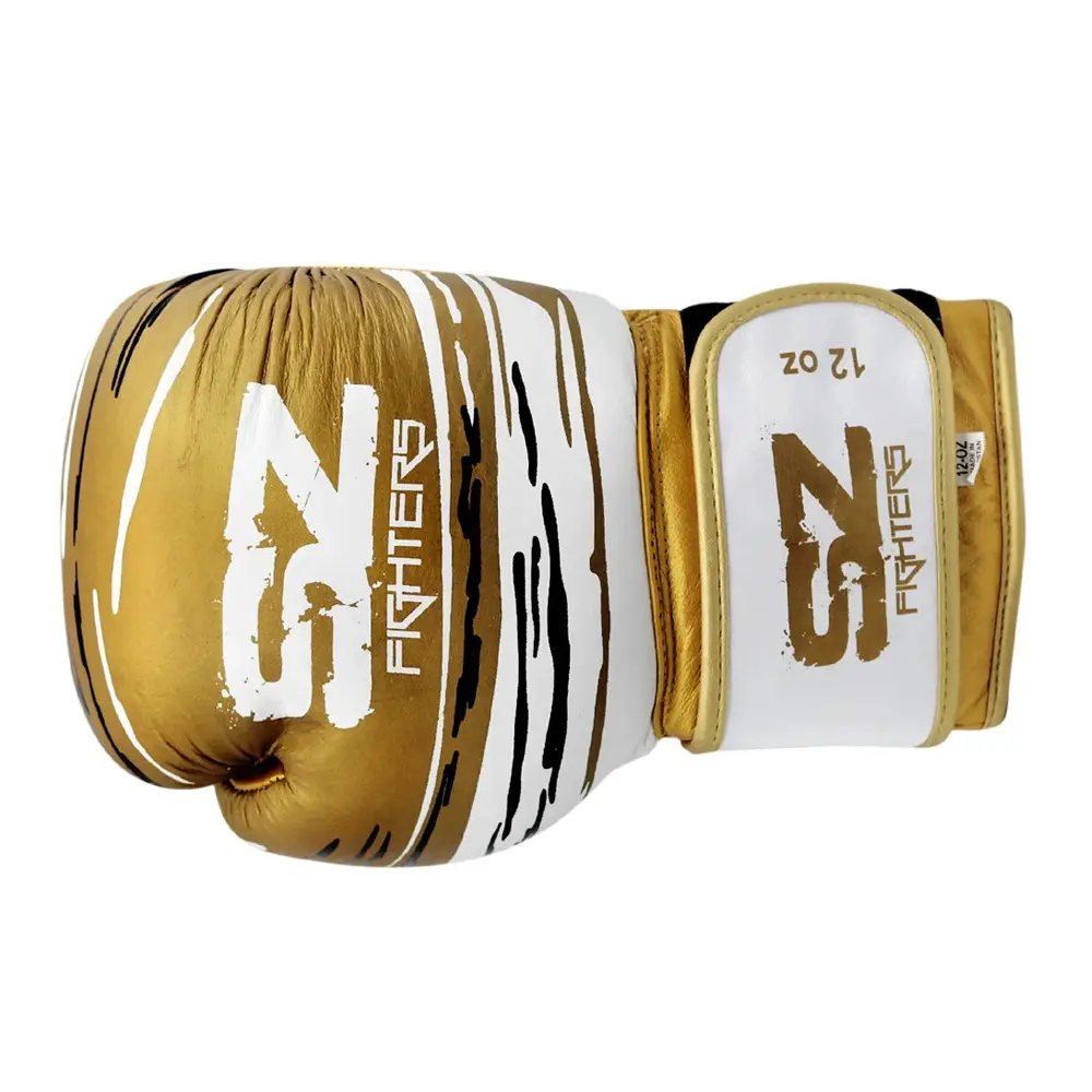 SZ Fighters – Боксови ръкавици изкуствена кожа – Madness – Gold