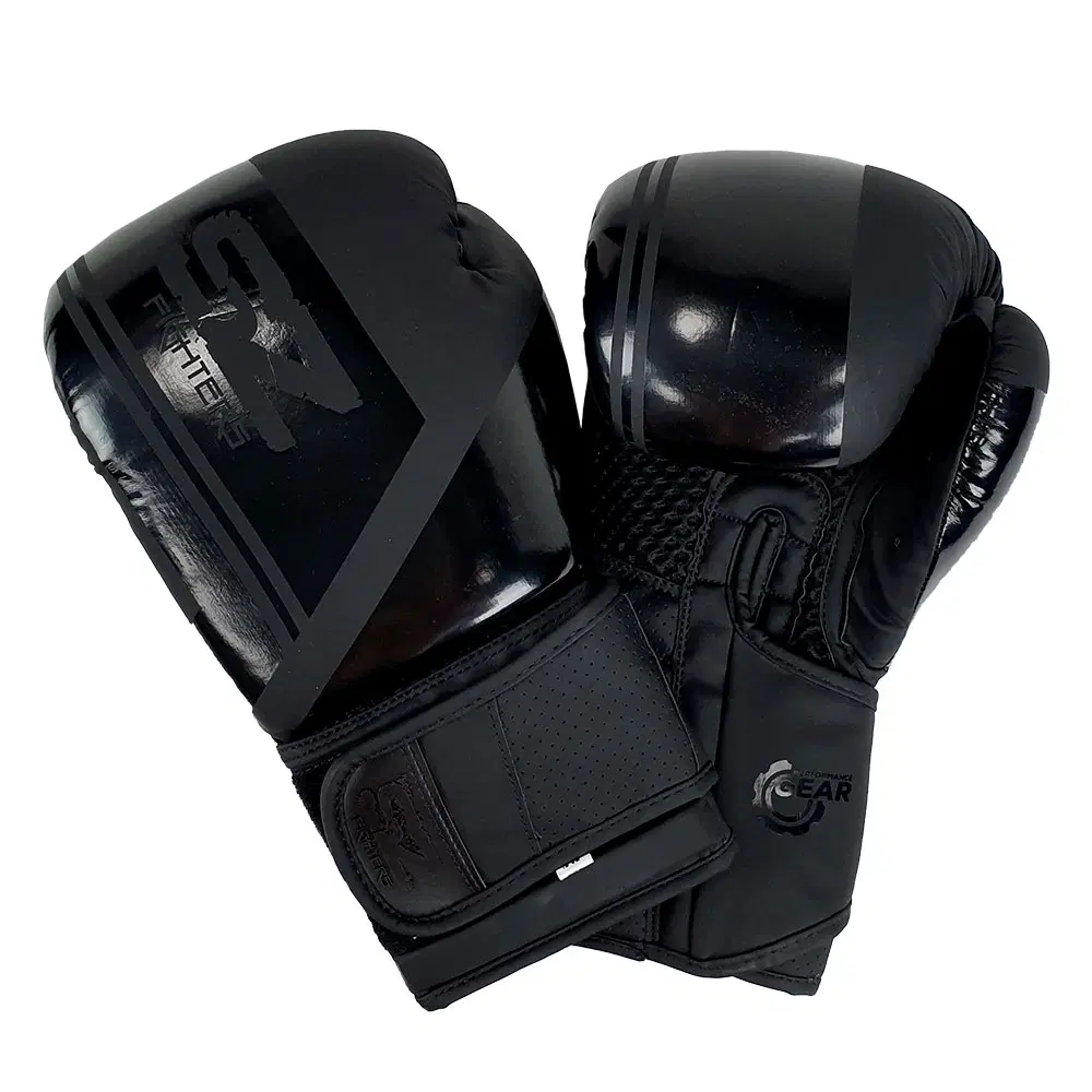 SZ Fighters – Боксови ръкавици естествена кожа – Indigo Black Matt