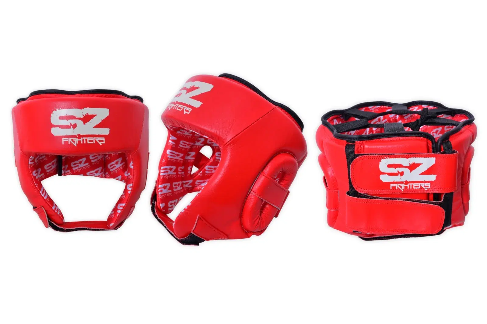 SZ Fighters – Боксова каска – Red