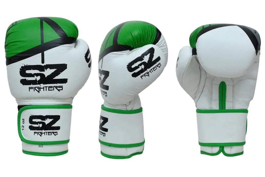 SZ Fighters – Боксови ръкавици естествена кожа Evo Victory – Green