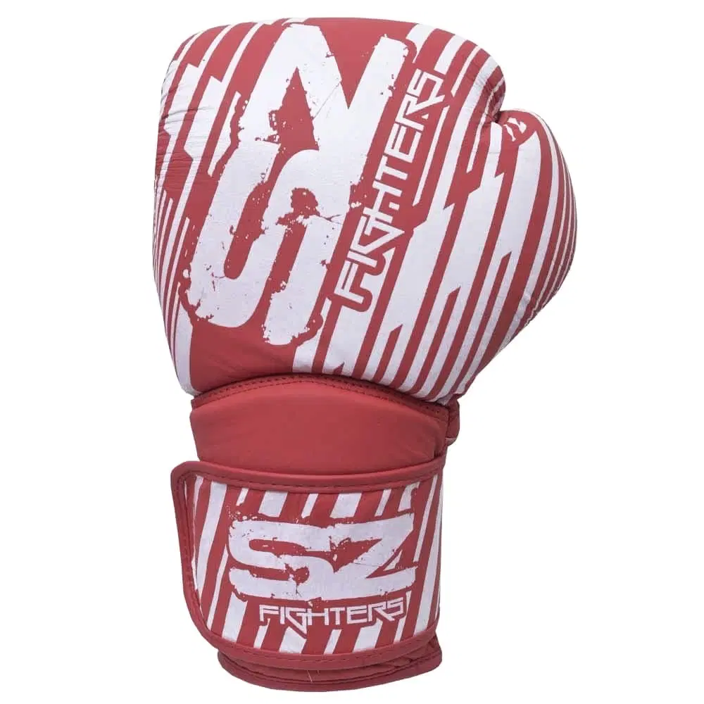 SZ Fighters – Боксови ръкавици естествена кожа – Plasma 2.0  Moroone – White