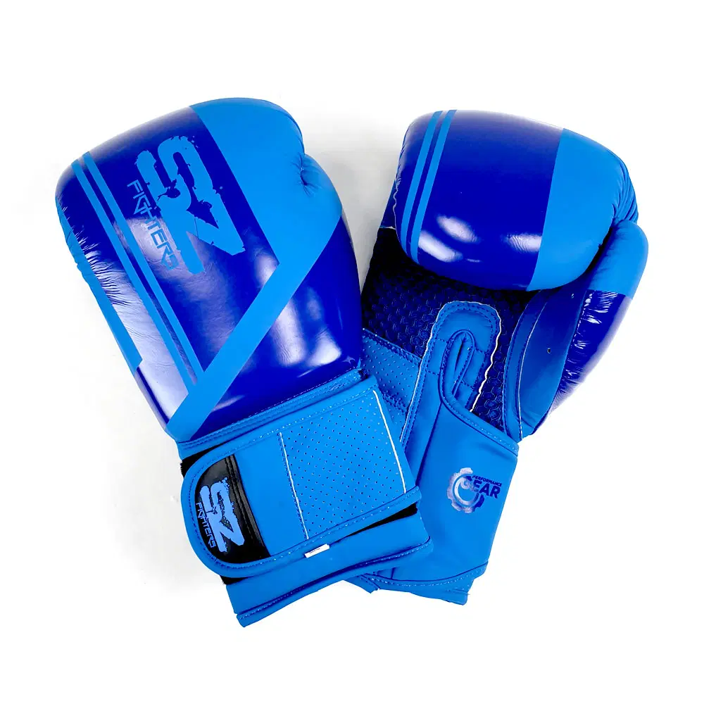 SZ Fighters – Боксови ръкавици изкуствена кожа – Indigo Blue Matt
