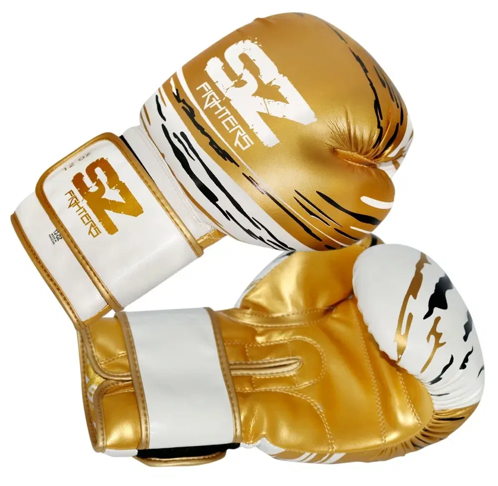 SZ Fighters – Боксови ръкавици изкуствена кожа – Madness – Gold