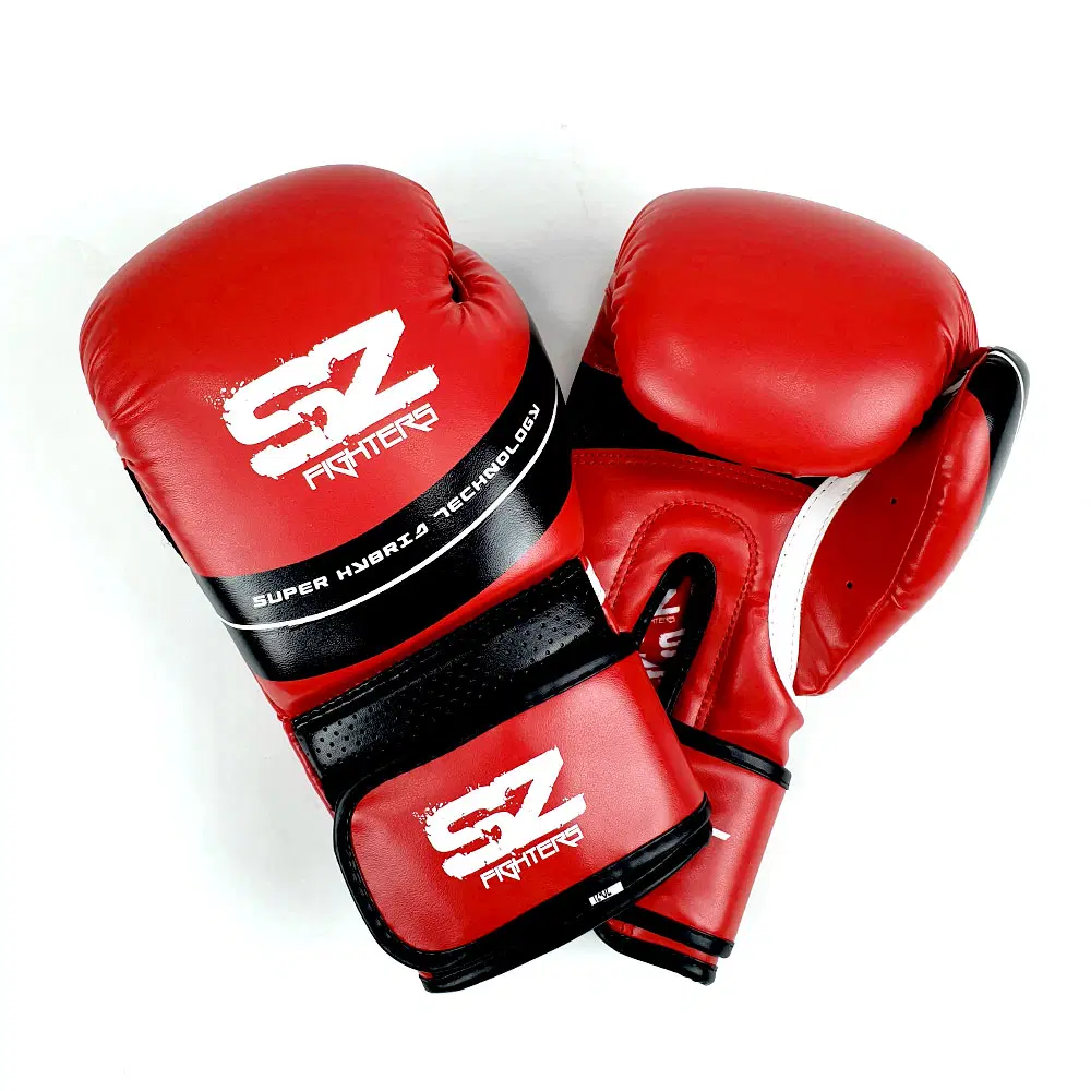 SZ Fighters – Боксови ръкавици изкуствена кожа – Thunder Red