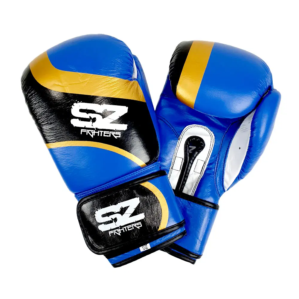 SZ Fighters – Боксови ръкавици изкуствена кожа – Warrior Blue