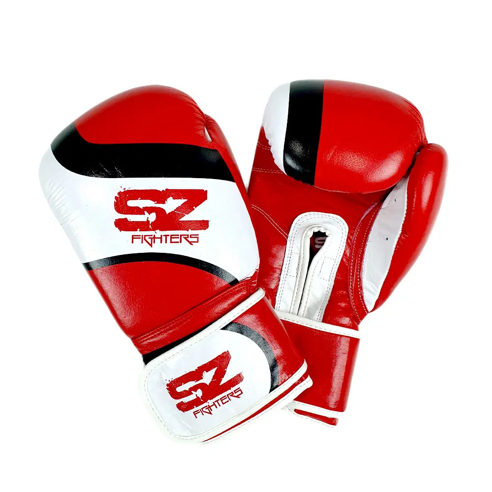 SZ Fighters – Боксови ръкавици изкуствена кожа – Warrior Red