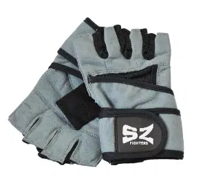 SZ Fighters – Bileklikli Fitness Eldivenleri – Grey