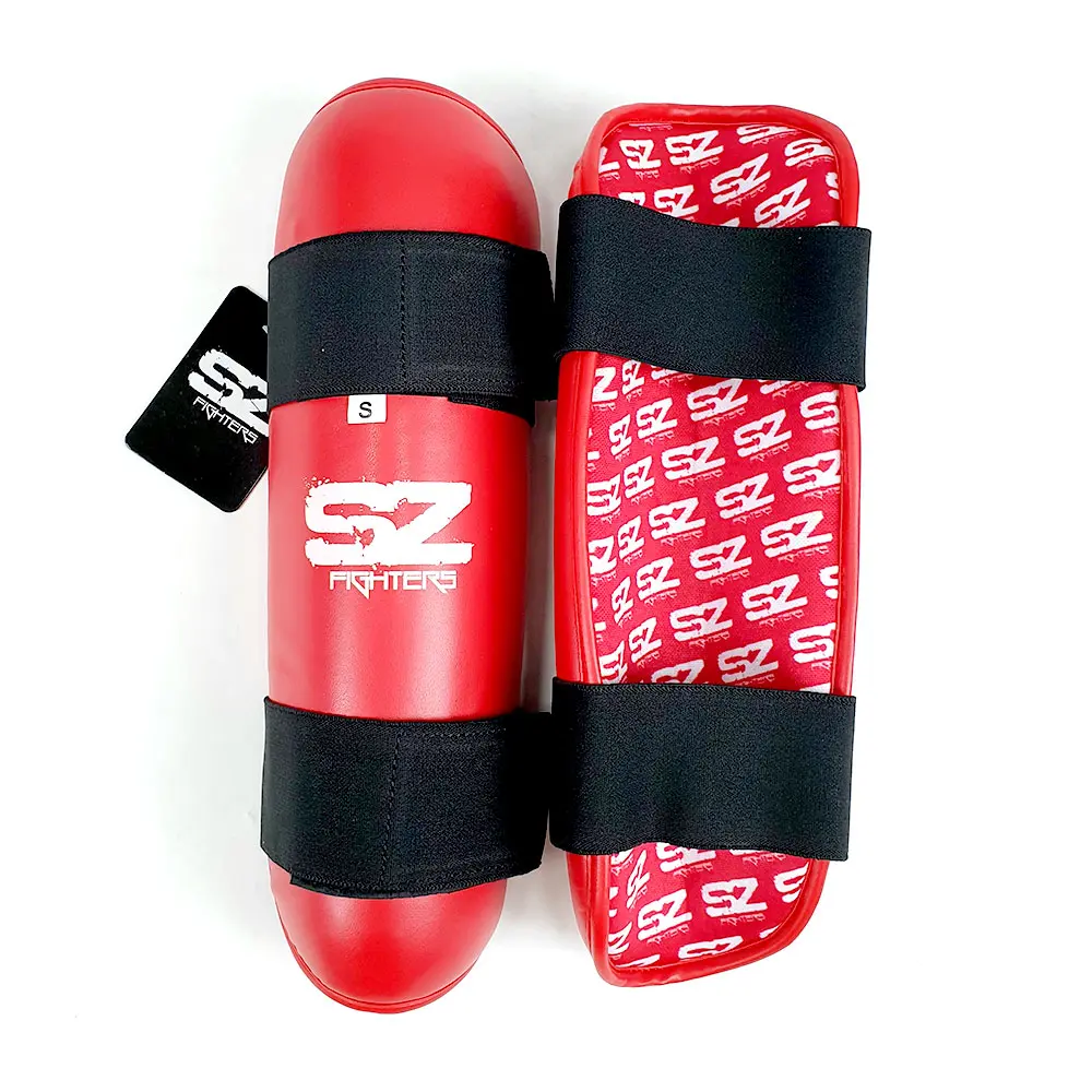 SZ Fighters – Протектори за пищял Таекуондо – Red