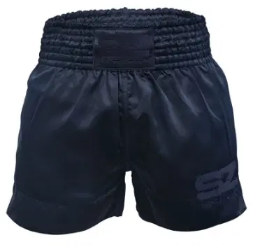 SZ Fighters – Шорти За Муай Тай И Кикбокс Classic – Black/Black