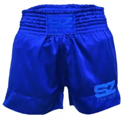SZ Fighters – Шорти За Муай Тай И Кикбокс Classic – Blue/Blue
