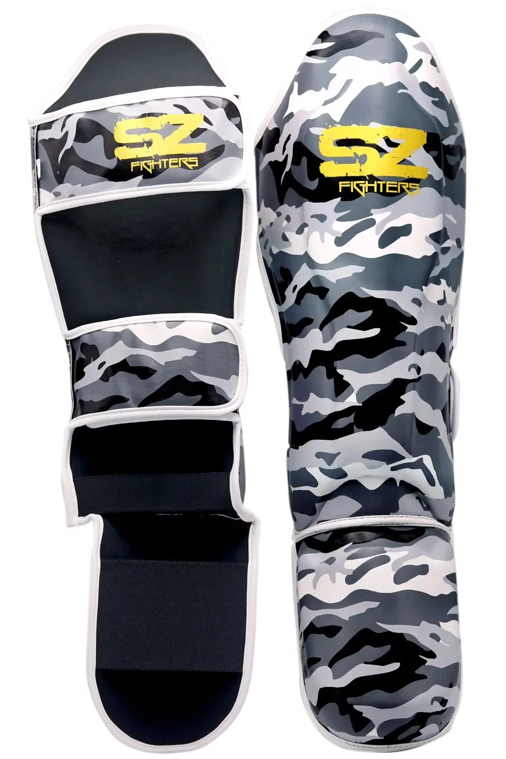SZ Fighters – Тай Протектори за Крака Camo – Grey