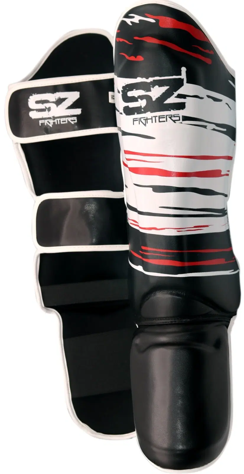 SZ Fighters – Тай Протектори за Крака Madness – Black/Red