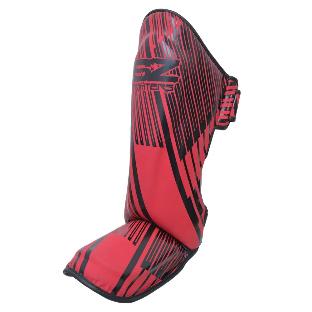 SZ Fighters – Тай Протектори за Крака Plasma 2.0 Red-Black