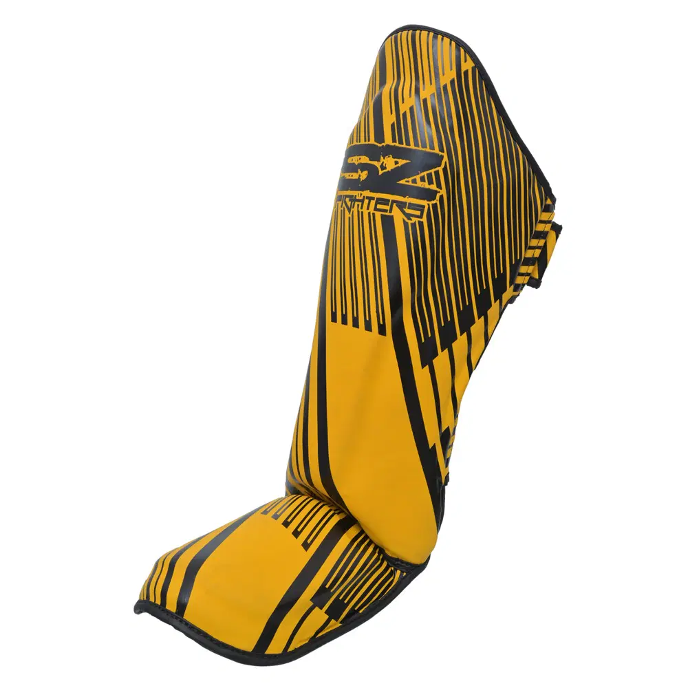 SZ Fighters – Тай Протектори за Крака Plasma 2.0 Yellow-Black