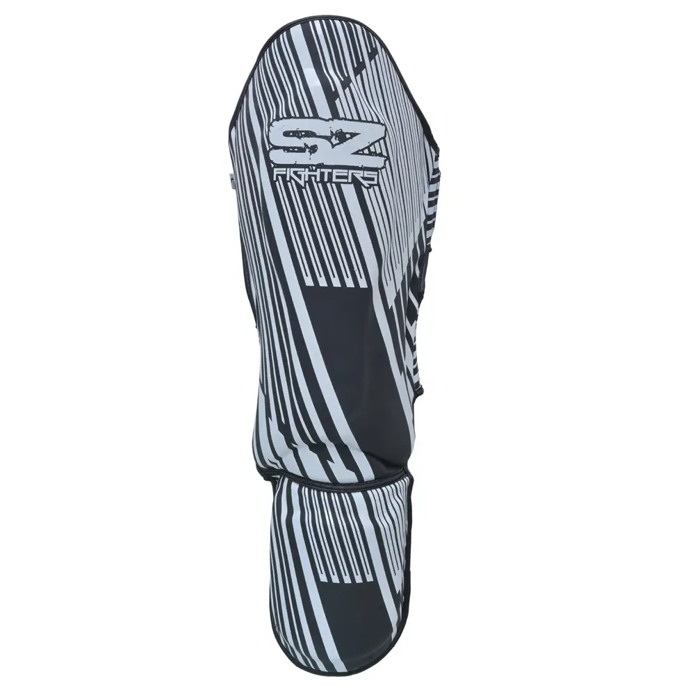 SZ Fighters – Тай Протектори за Крака Plasma 2.0 Black-White