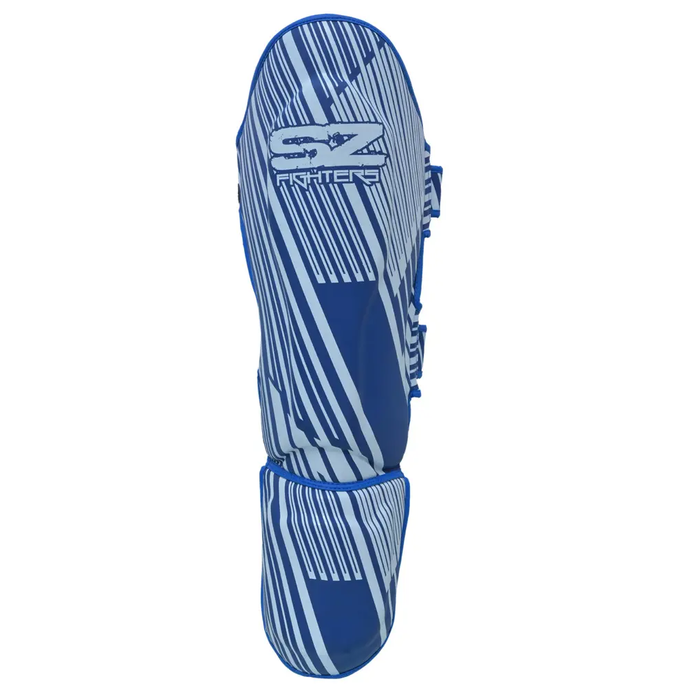 SZ Fighters – Тай Протектори за Крака Plasma 2.0 Blue-White