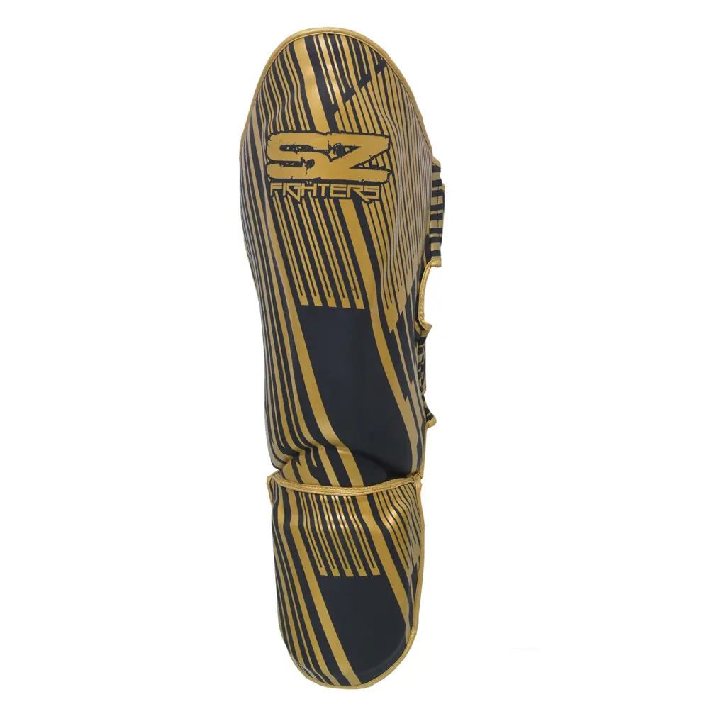 SZ Fighters – Тай Протектори за Крака Plasma 2.0 Gold-Black