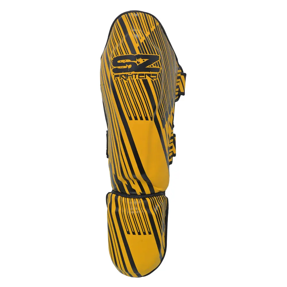 SZ Fighters – Тай Протектори за Крака Plasma 2.0 Yellow-Black