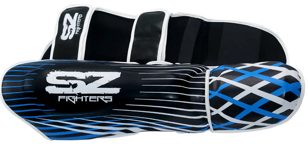 SZ Fighters – Тай Протектори за Крака Plasma – Blue