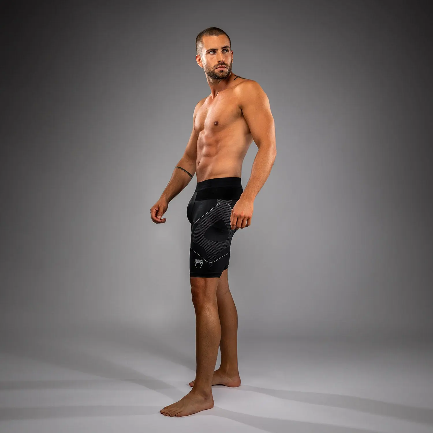 Kısa tayt - Venum Nexus Vale Tudo Shorts - Black/Silver