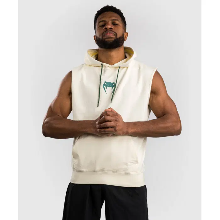 Суичър - Venum Sparring Sleeveless Hoodies - Vanilla