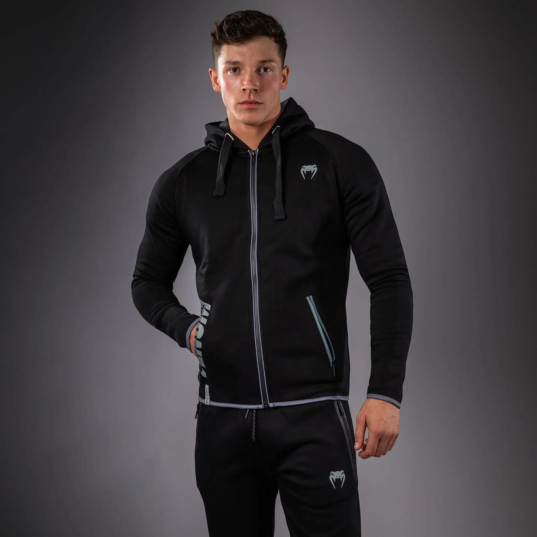 Sweatshirt - Venum Sparring Ärmellose Hoodies - Sturm Grau