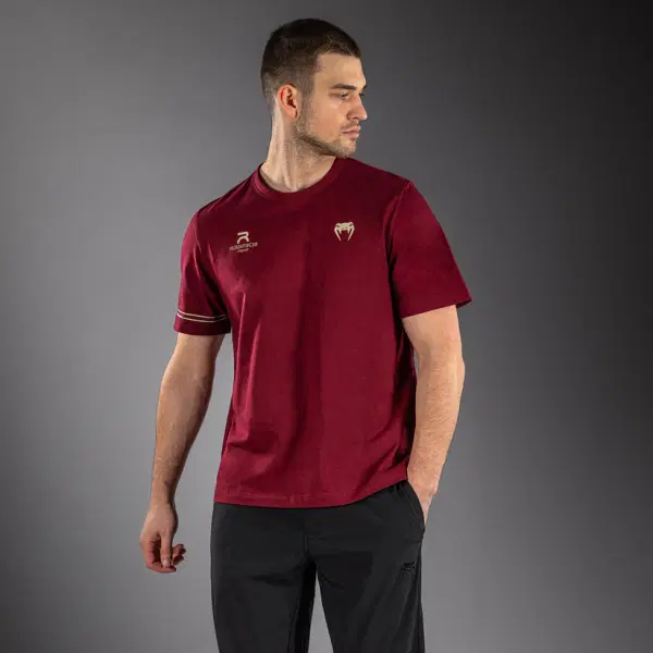 Тениска - Venum x Rajadamnern T-Shirt - Burgundy