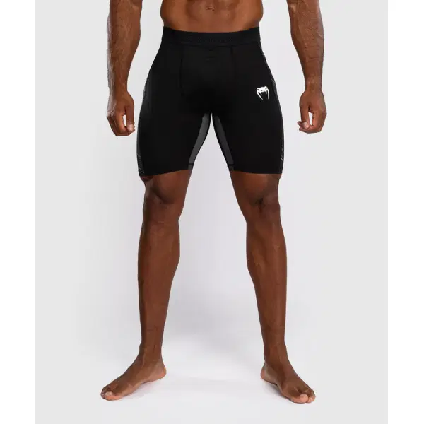 Kısa Paçalı Antrenman Taytı - Venum Rapid Vale Tudo Shorts - Black/Storm Grey