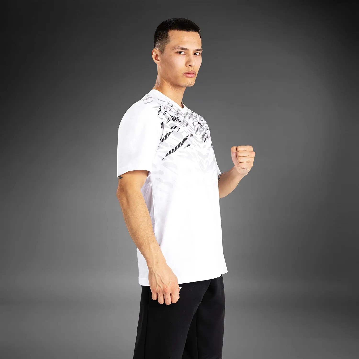 Тениска - UFC Fusion by Venum Men's Replica Short Sleeve T-Shirt - White