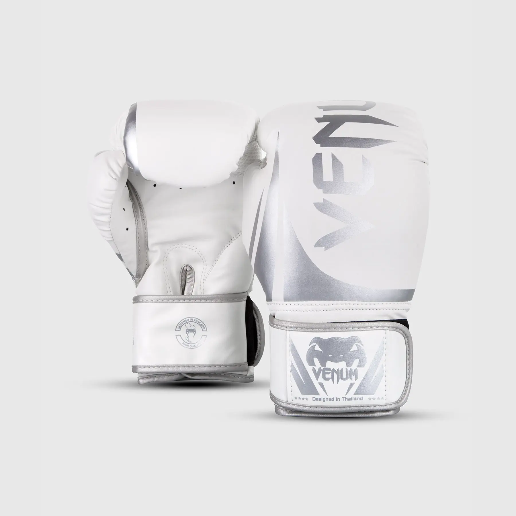 Venum Challenger 2.0 Boxing Gloves - White/Silver