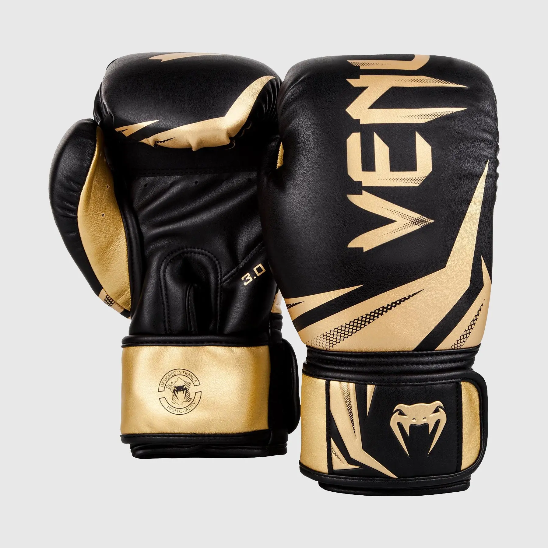 Venum Challenger 3.0 Boxing Gloves - Black/Gold