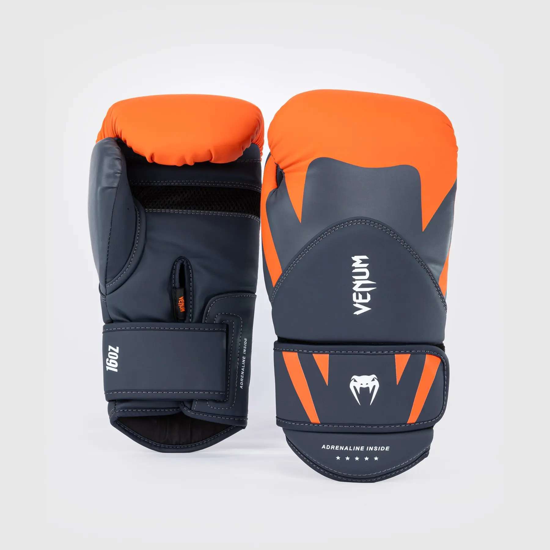 Venum Challenger 4.0 Boxing Gloves - Orange/Navy Blue