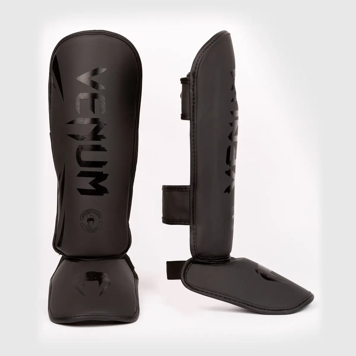 Venum Challenger Kids Shin Guards - Black/Black