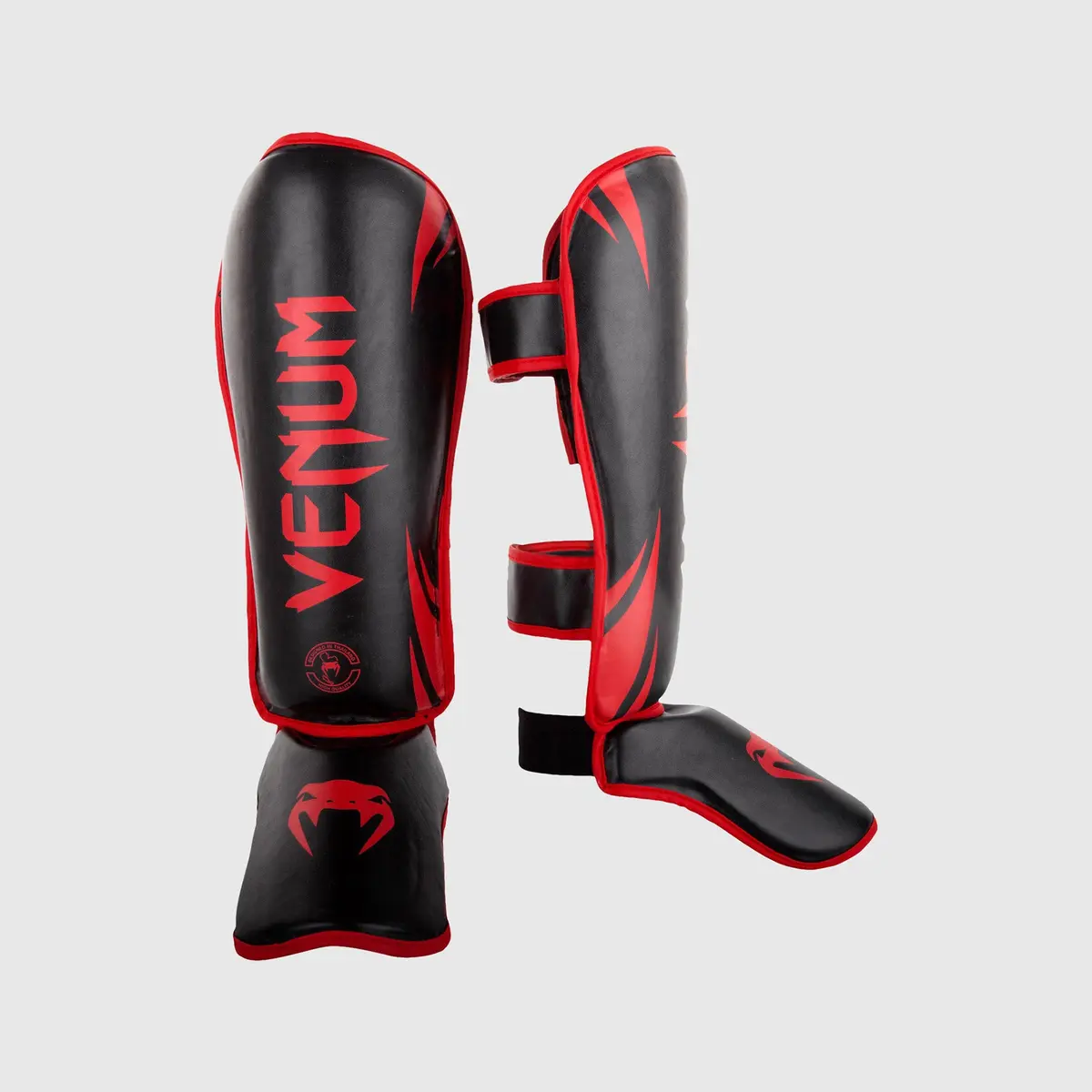 Venum Challenger Standup Shin guards - Black/Red - Exclusive