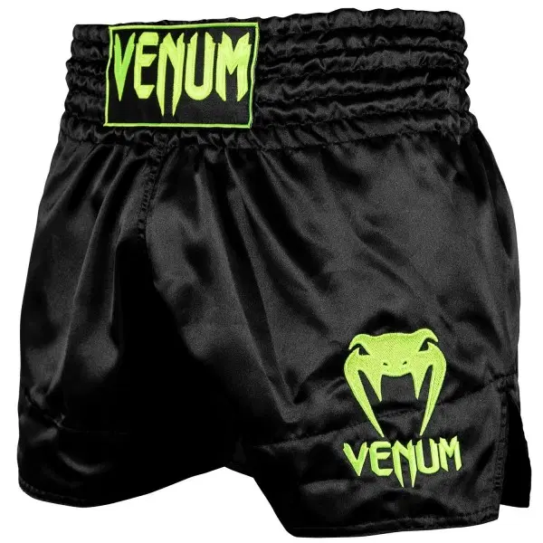 Муай Тай Шорти - Venum Muay Thai Shorts Classic - Black/Neo Yellow