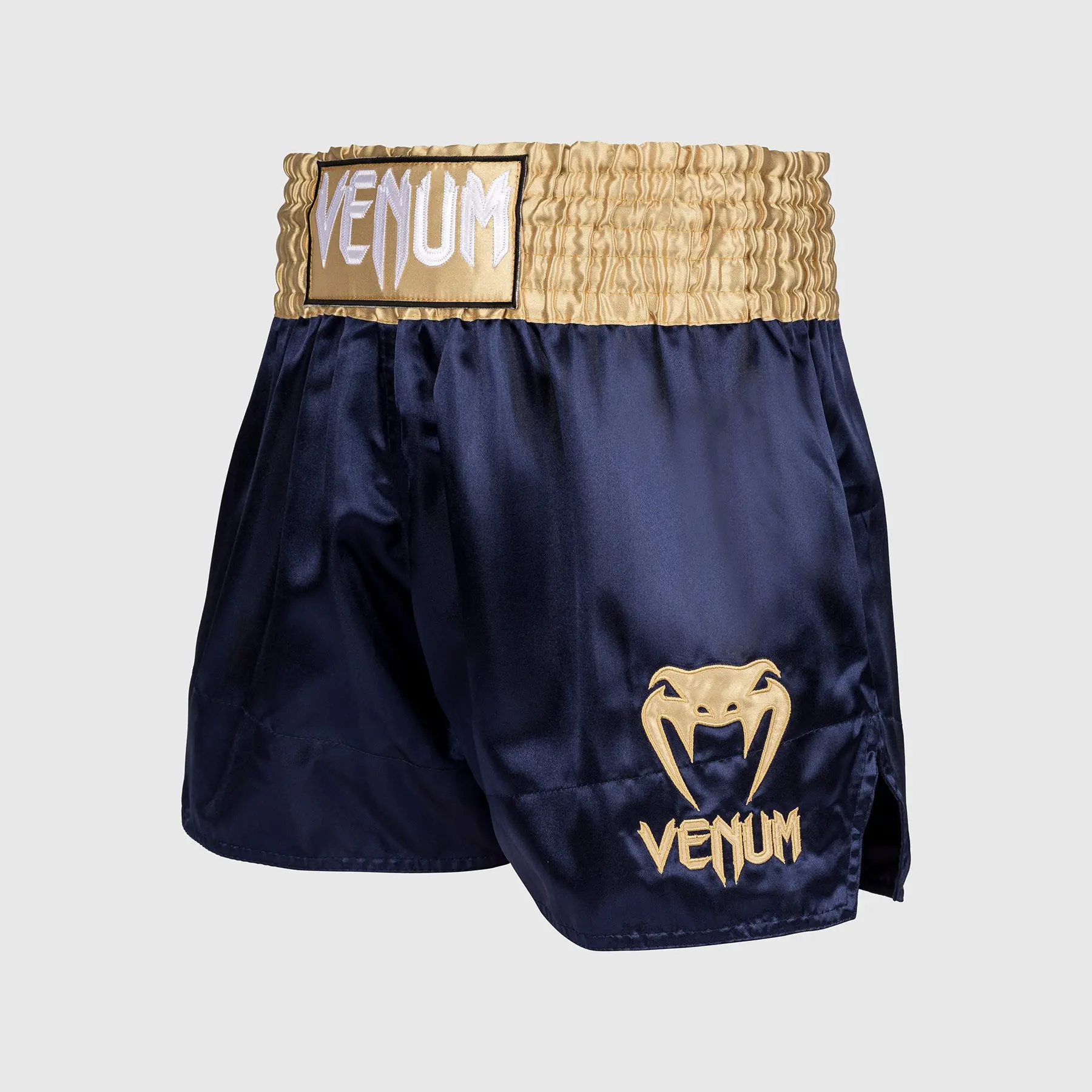 Муай Тай Шорти - Venum Classic Muay Thaï Short - Navy Blue/Gold