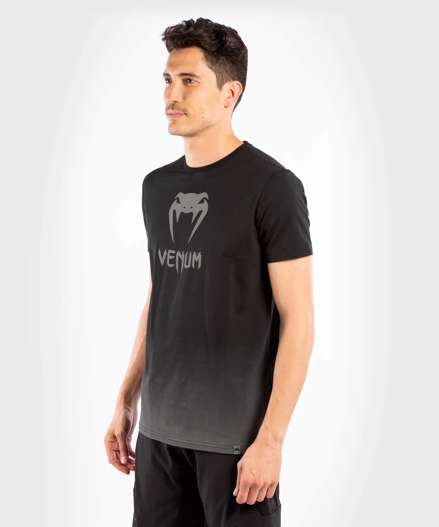 Тениска - Venum Classic T-shirt - Black/Dark Grey